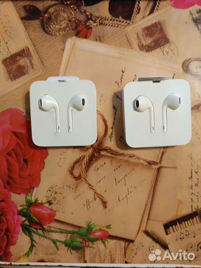 Наушники apple earpods lightning,зарядные Xiaomi