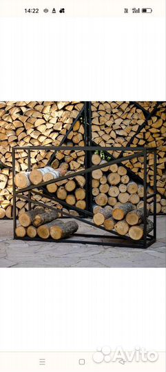Дровница для бани