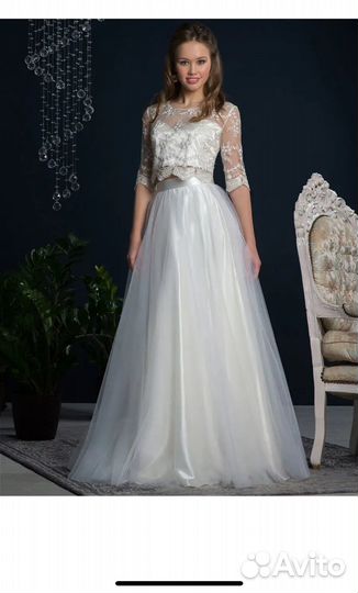 Свадебное платье + клатч