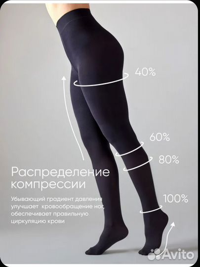 Компрессионные колготки 1 класс, 140 ден