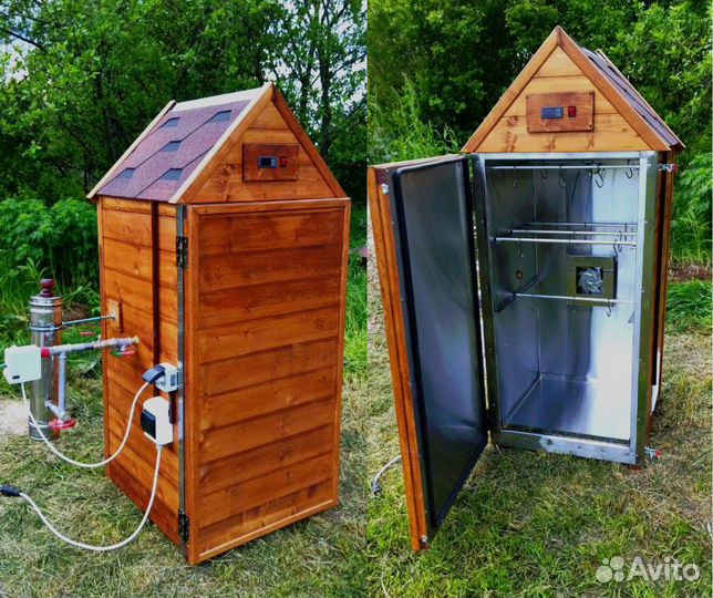 Коптильня горячего и холодного копчения