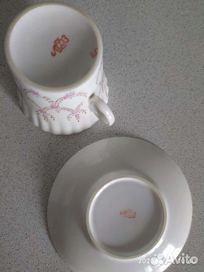 Чашка с блюдцем лфз, СССР