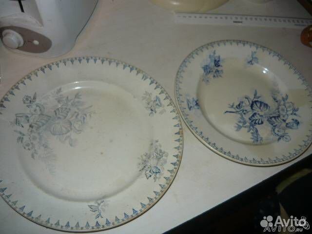 2 тарелки старинные