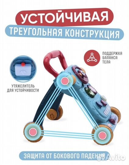 Ходунки детские музыкальные