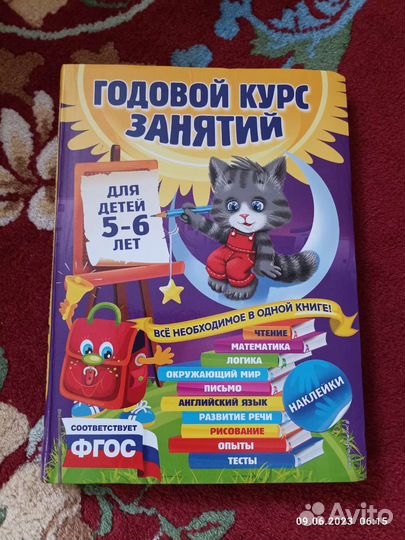 Годовой курс занятий 5-6 лет