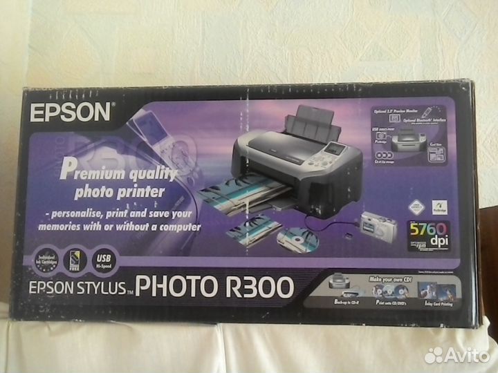 Фотопринтер epson stylus photo r300