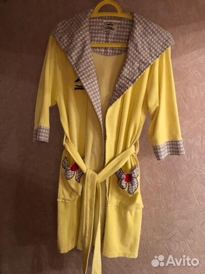 Халат женский с капюшоном