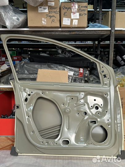 Дверь передняя левая на volkswagen polo 2010-2020