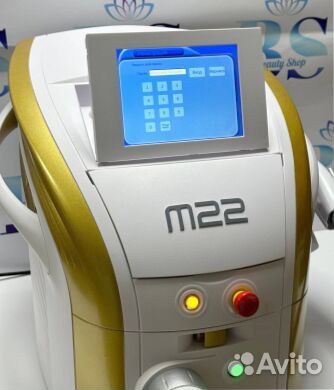 Аппарат М22 с 2 манипулами (золото) для эпиляции и