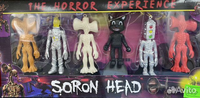 Набор фигурок 6 в 1, Сиреноголовый Soron Head
