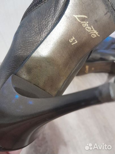 Ботильоны женские 37 размер натуральная кожа