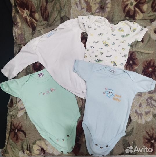 Вещи пакетом для новорожденных 56 62