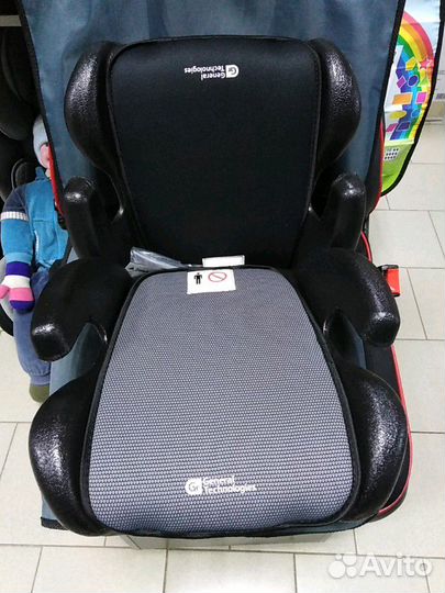 Бустер серо-чёрный новый универсальный