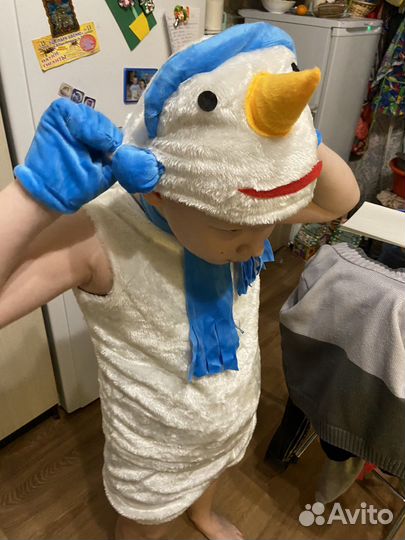 Костюм новогодний Снеговик
