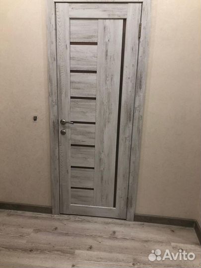 Дверь межкомнатная ель серая / комплект