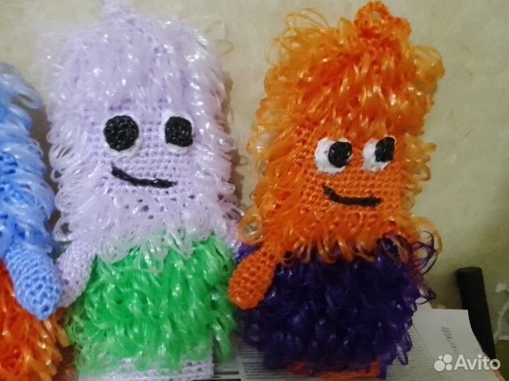 Вязаные мочалки