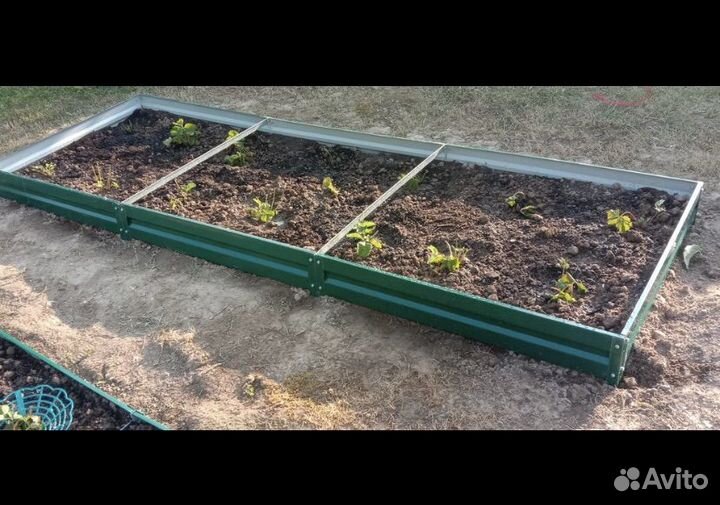 Грядка оцинкованная 1 х 3 м