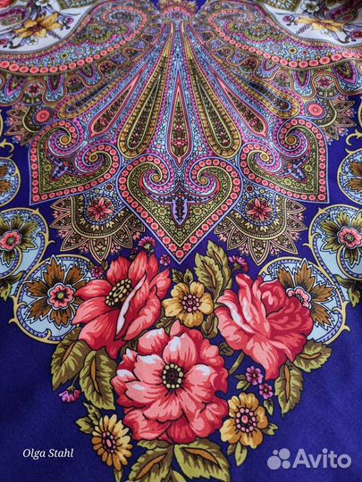 Василиса Павловопосадская шаль платок