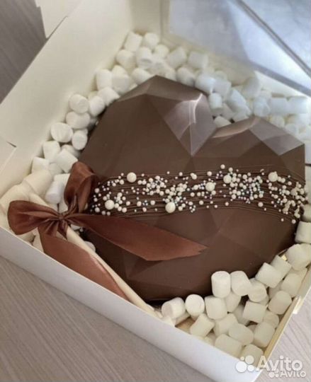 Шоколадное сердце (пиньята)