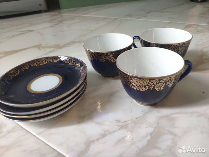 Фарфоровая чайный набор