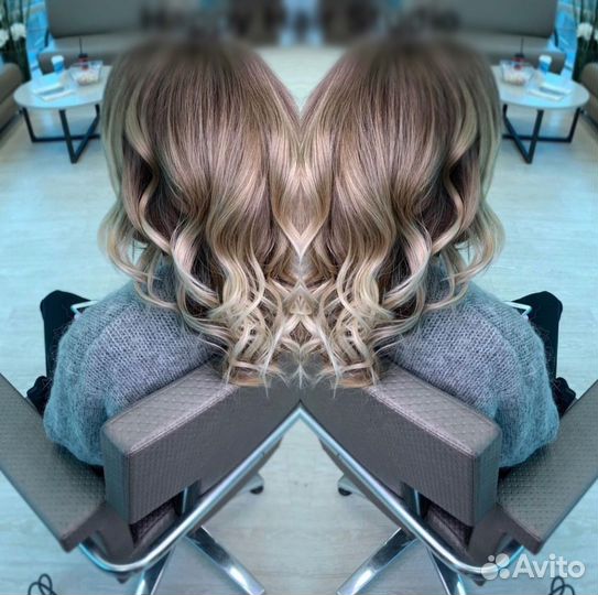 Локоны укладки волос