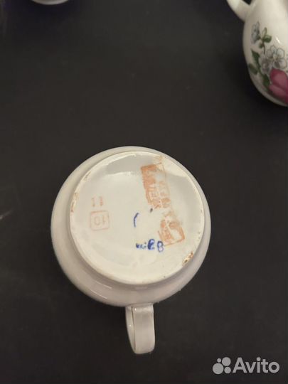 Фарфоровый чайный сервиз СССР