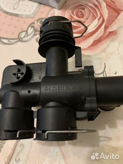 Кран печки Mercedes w211