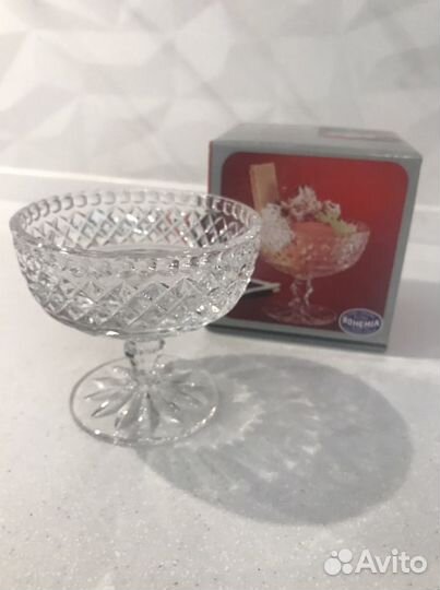 Креманки хрусталь» Богемия» (чехия)