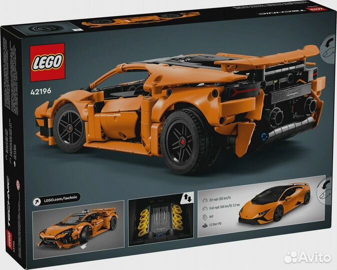 Конструктор lego Technic 42196 Lamborghini Huraca