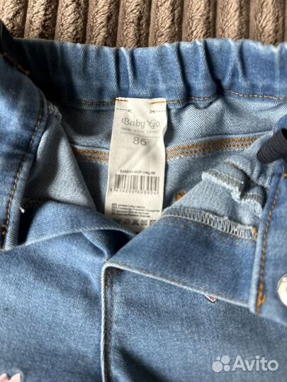 Джинсы на девочку 86