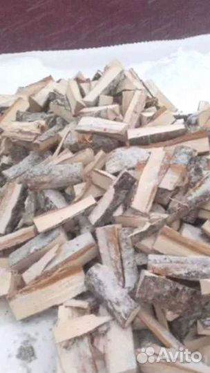 Дрова березовые. Колотые