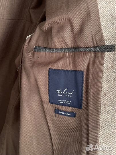 Пальто мужское Mango шерсть