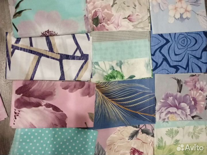 Ткань хлопок, лоскутное шитье, лоскут от кроя