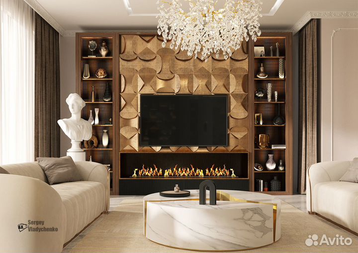 3d визуализация интерьера, дизайн