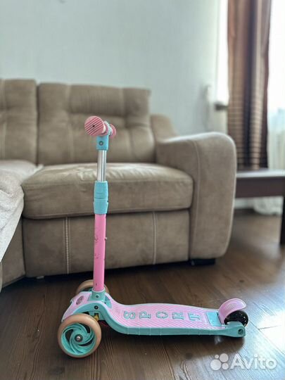 Самокат детский трехколесный бу