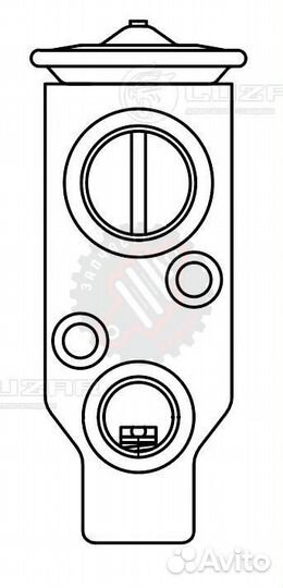 Клапан расширительный кондиционера (трв) для автом
