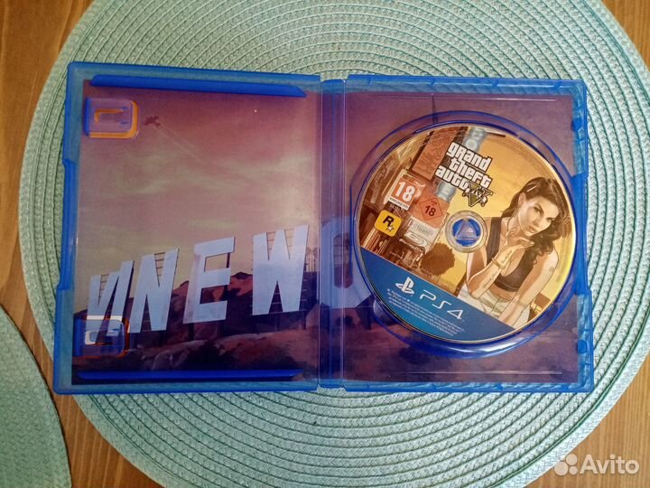 GTA V ps4 диск