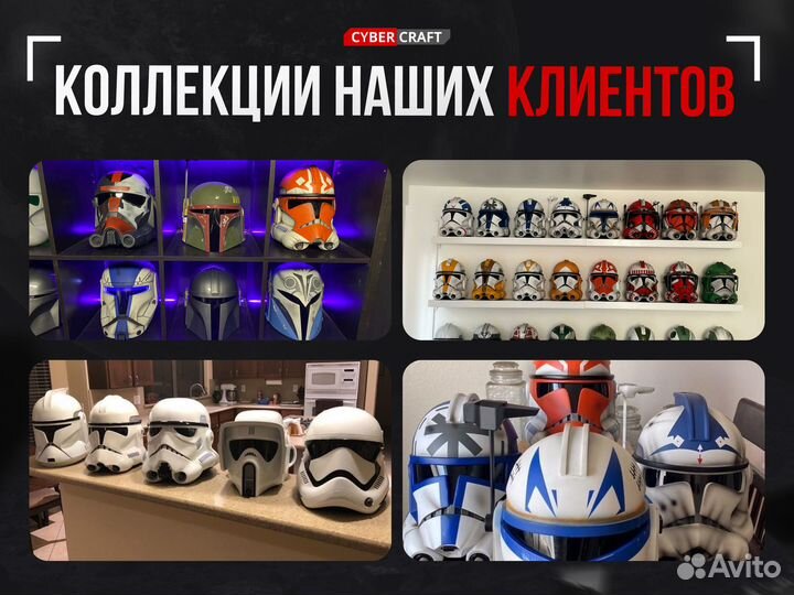 Шлем Космодесантника Mk VII Темных Ангелов