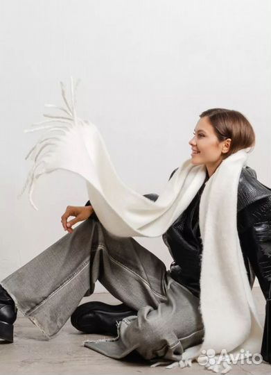 Шарф большой теплый