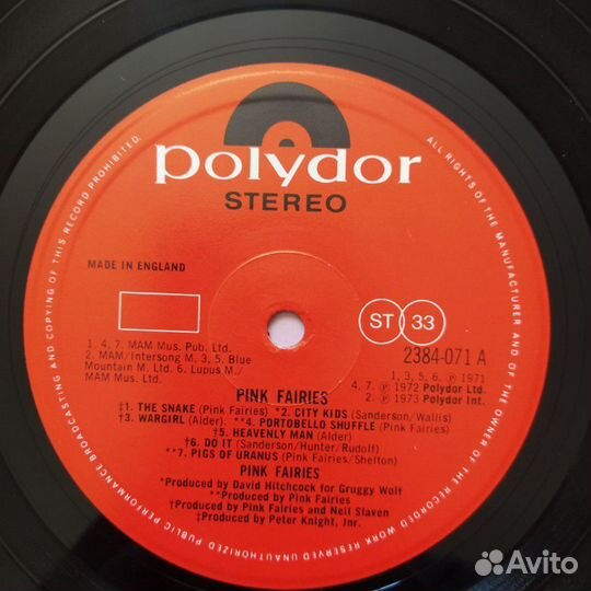 Pink Fairies Pink Fairies, UK, 1975