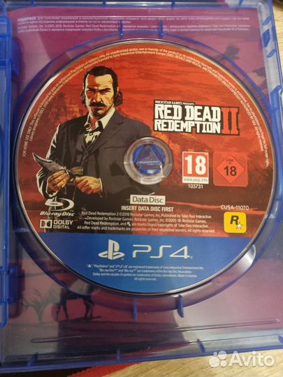 Red Dead Redemption 2 ps4