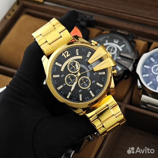Часы Diesel Chronograph Gold