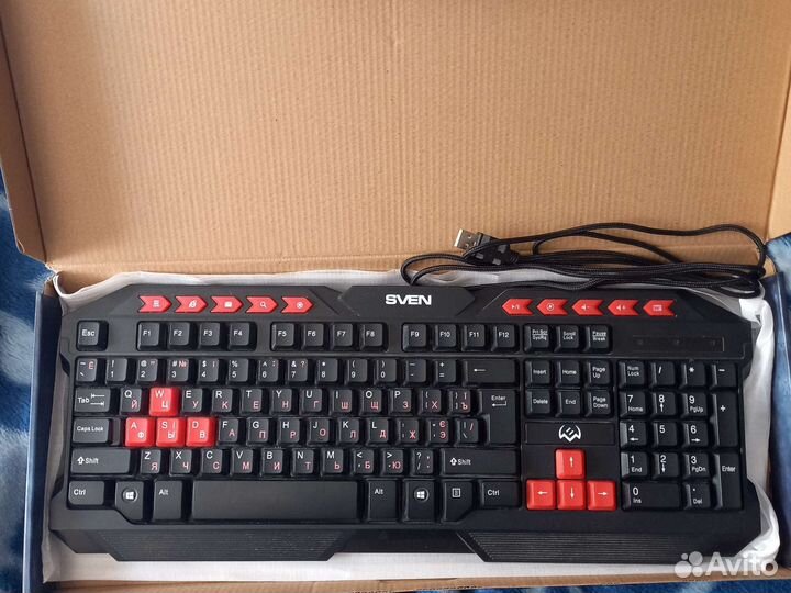 Игровая клавиатура sven мембранная