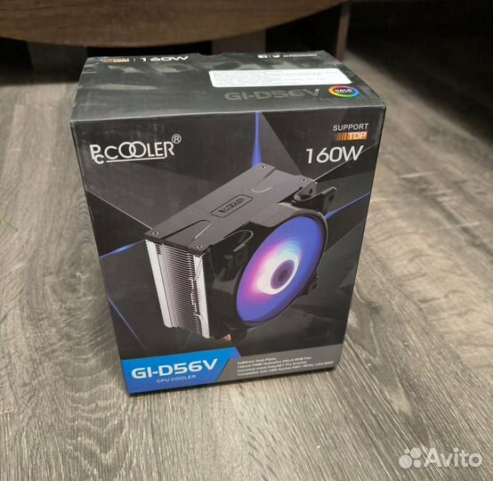 Кулер PCCooler GI-D56V halo RGB