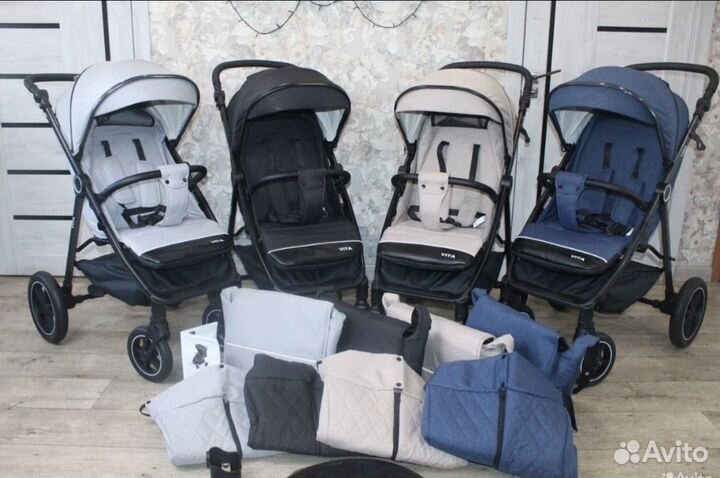 Новая Всесезонная Коляска Farfello Costa Vita NEW