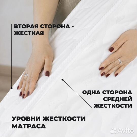 Кровать 180х200 двуспальная с матрасом