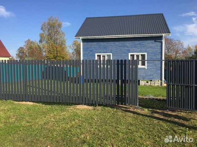 Заборы под ключ из евроштакетника/профнастила в Домодедово | Услуги | Авито