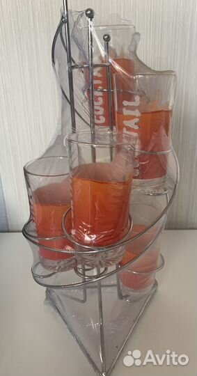 Набор стаканов на подставке