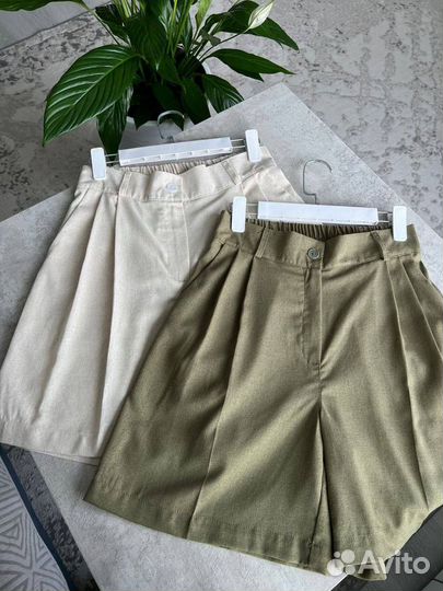 Шорты женские из льна