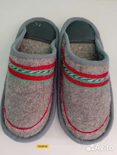 Тапочки и чуни войлочные ручной работы